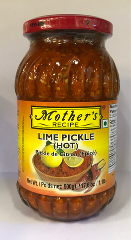 Mother's Lime Pickle (Hot) 500 gms