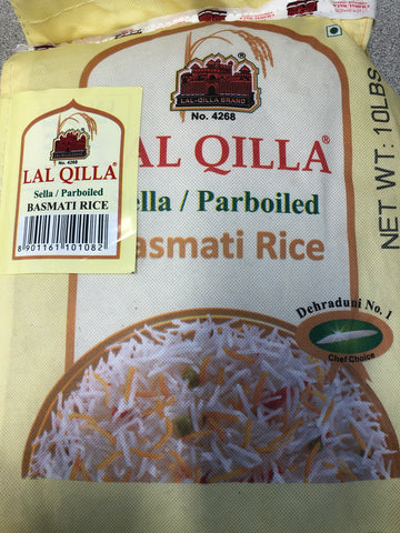 Lal Qilla Sella Basmati Rice 10 lbs