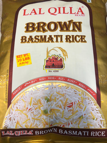 Lal Qilla Brown Basmati Rice 10 lbs