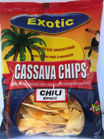Exotic Cassava Chips Chilli 150 gms