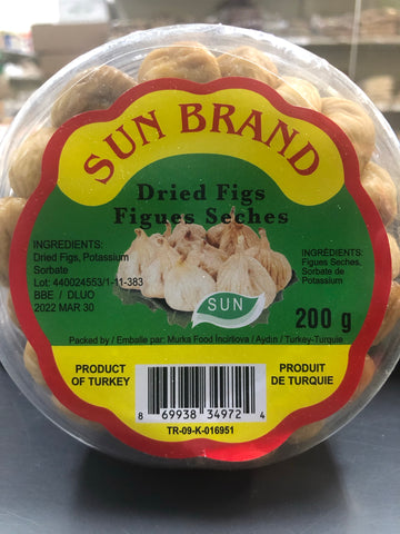 Dried Figs Sun Brand 200 gms